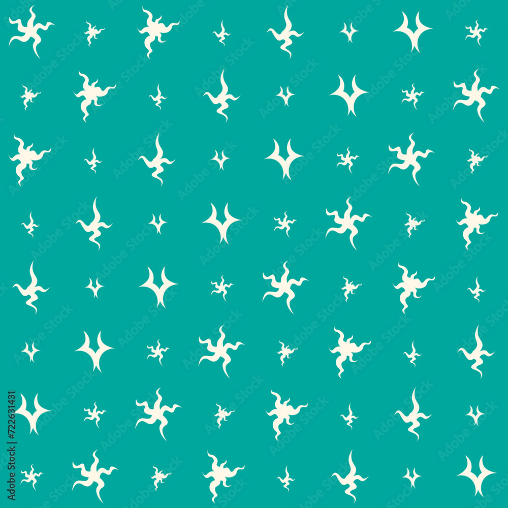 Abstract Stars Vector Seamless Pattern Abstract Stars Vector Seamless Pattern