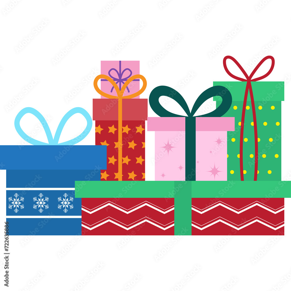 Christmas Gift Box Vector