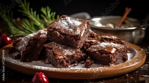 An image of freshly baked cakes in powdered sugar.