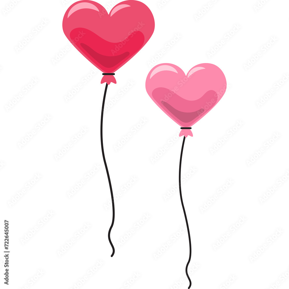 Love Balloon Illustration