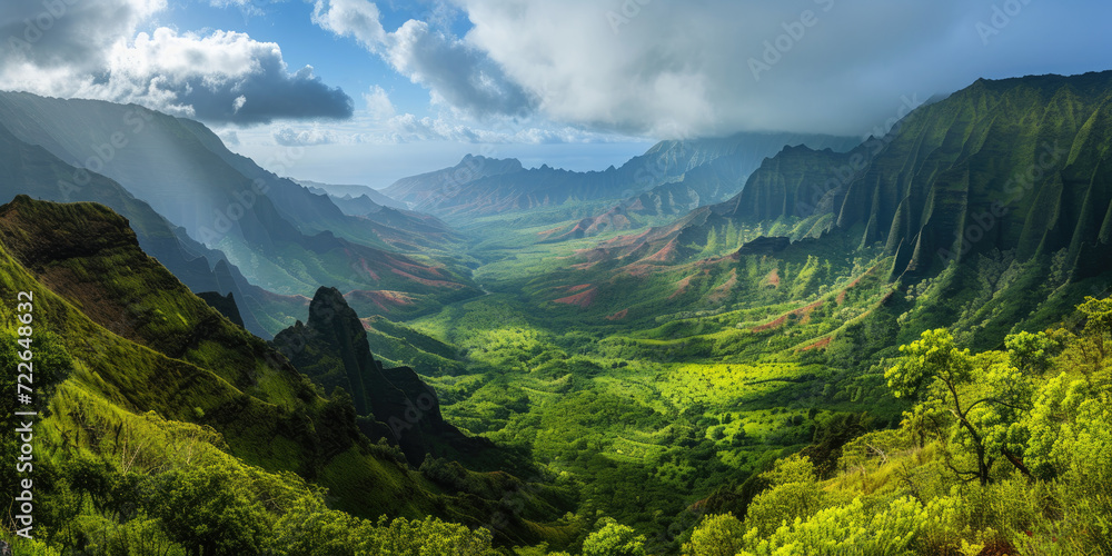 Hawaii Kauai mountains nature travel landscape