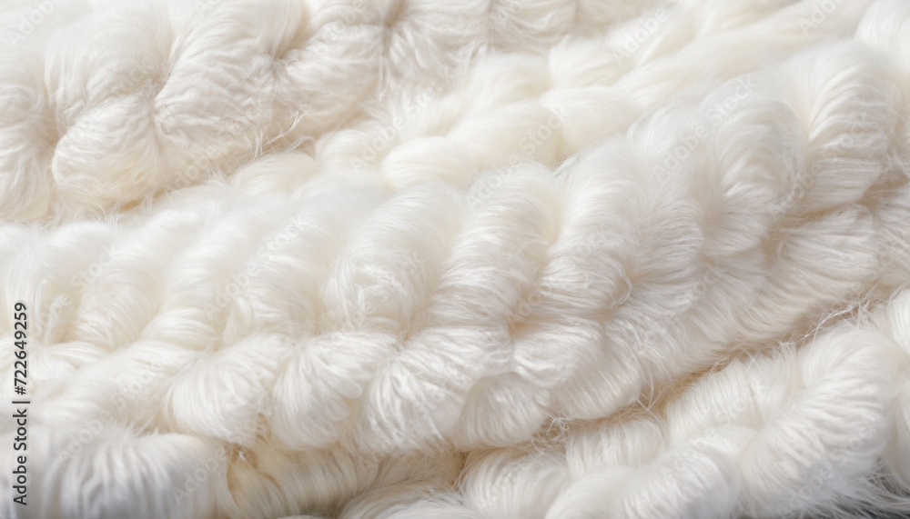 Soft white wool texture as background, closeup; beautiful pearl hair accessory detail Soft white wool texture as background, closeup; beautiful pearl hair accessory detail