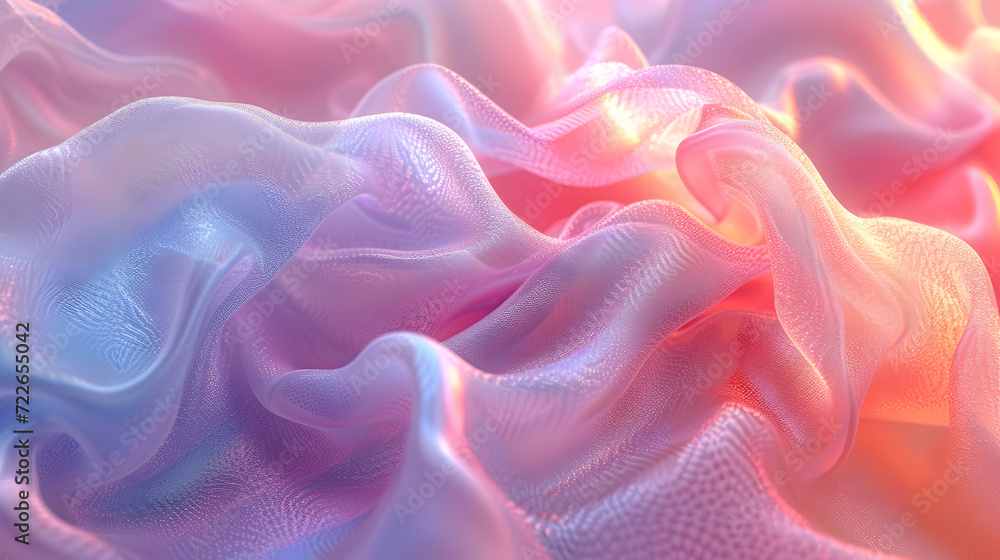 Obraz premium Close-up Photo of Wavy Cloth