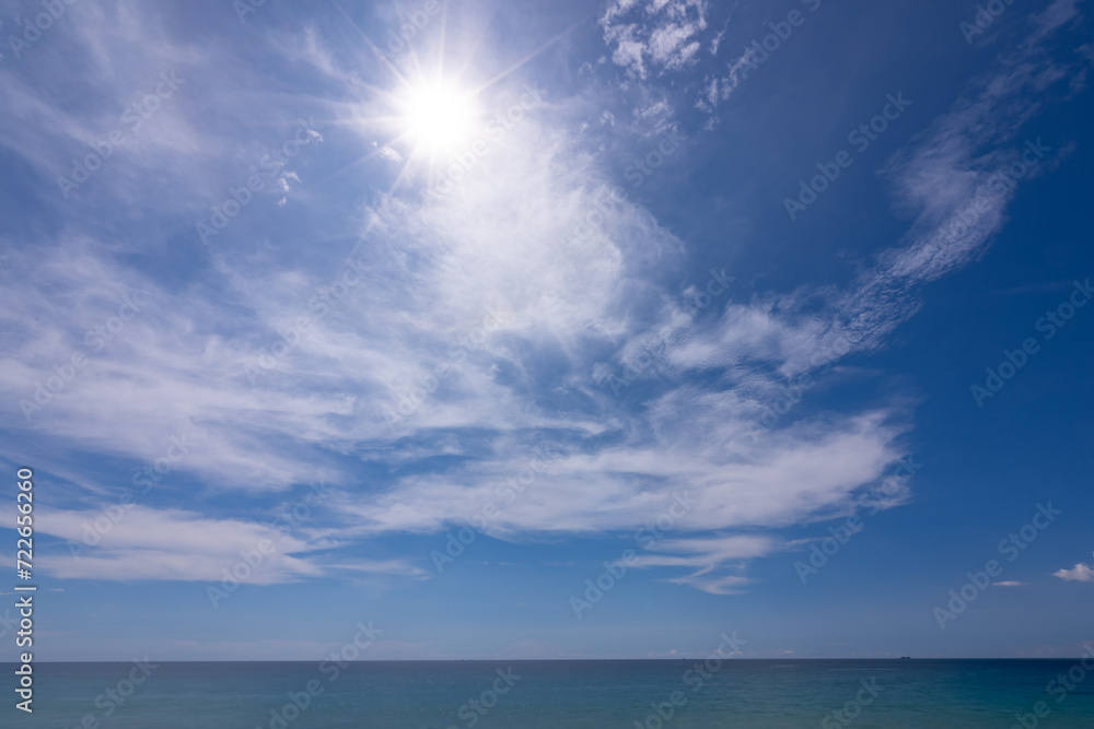 Amazing sea ocean in good weather day,Nature beach background Amazing sea ocean in good weather day,Nature beach background