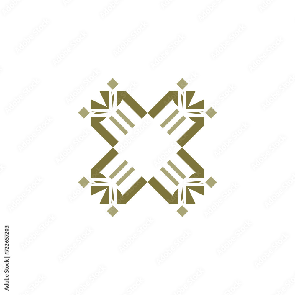 Initial monogram letter X design Initial monogram letter X design