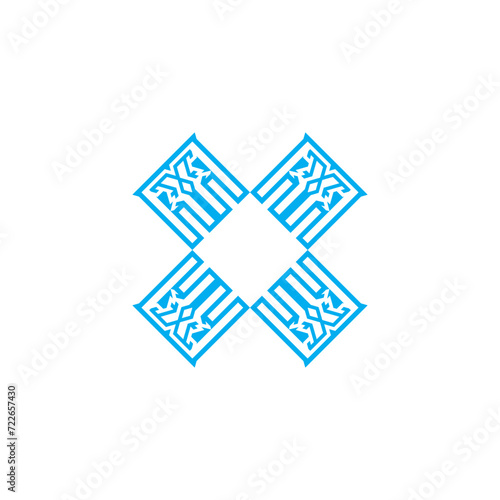 Letter X for business logo design