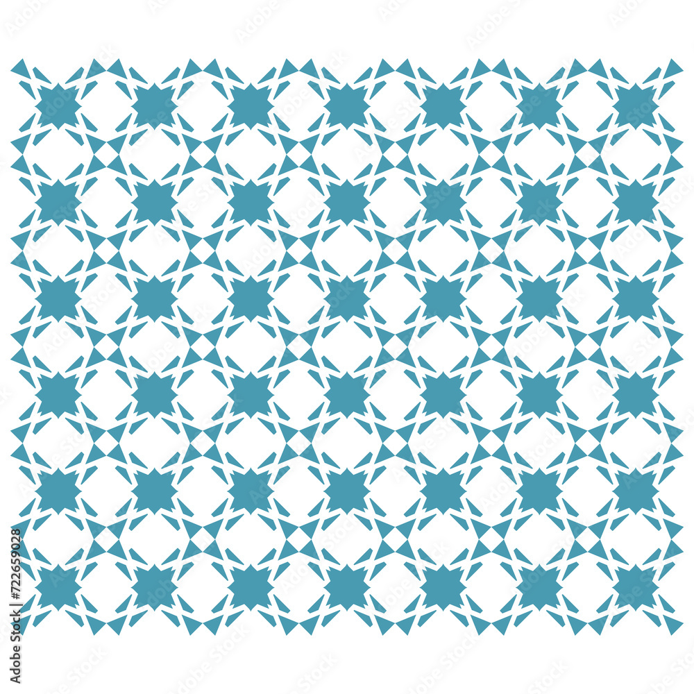 Seamless pattern fence decoration