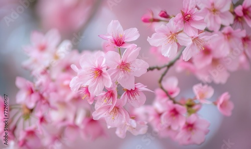 Sakura / Cherry blossom. selective focus, spring time. 