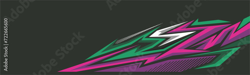 vector wrap design sports car