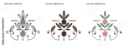 Coffee Variety Modern Logo