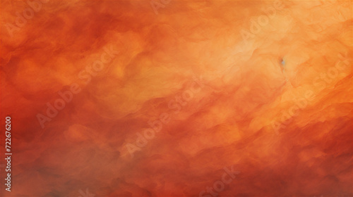 Fiery Depths: Abstract Orange Marble Texture 