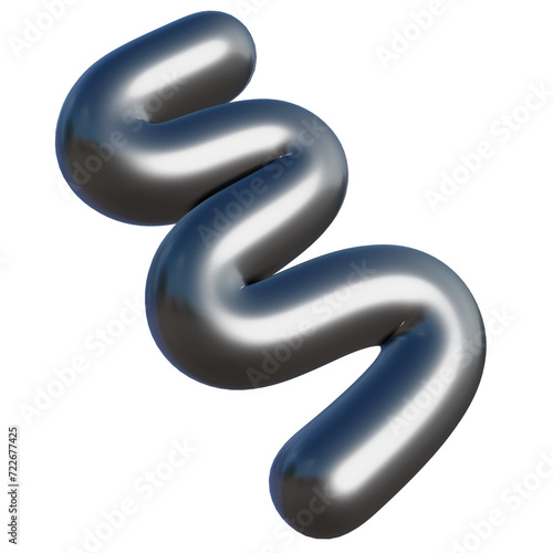 3D Abstract Shape Illustration