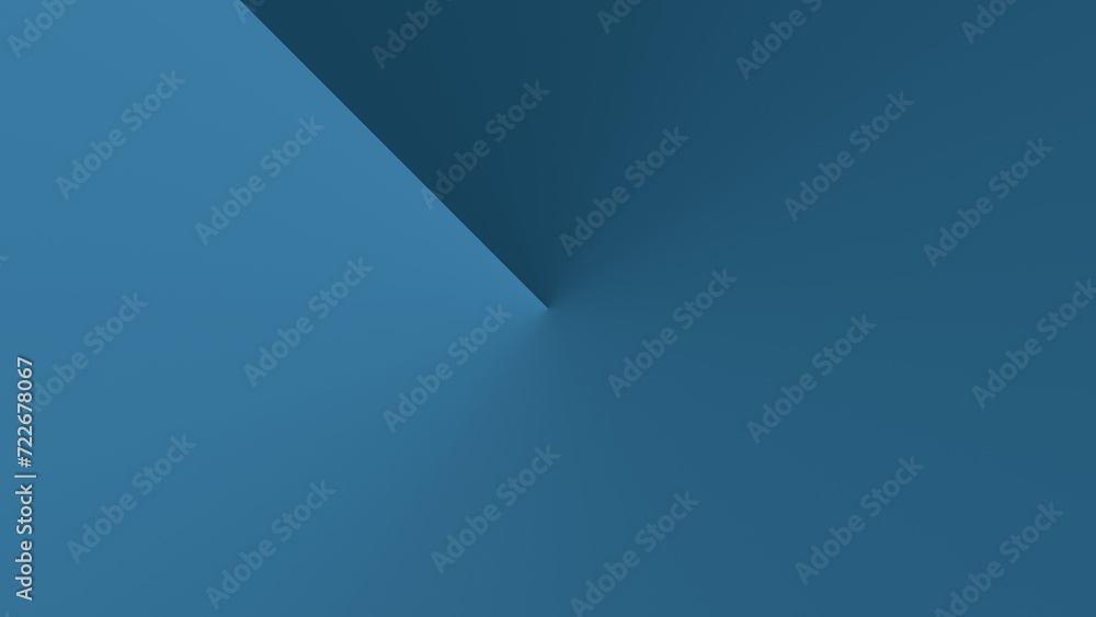 4K UHD Simple Blue Gradient Wallpaper. Minimalist Abstract Angular Gradient Background. 1st Variant