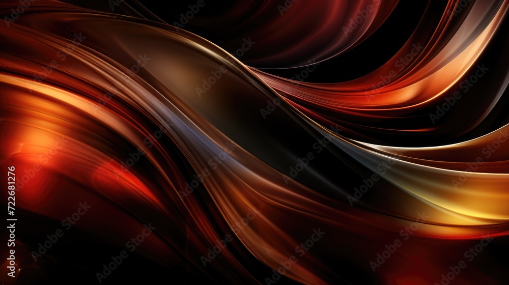 Smooth silken waves in abstract, suggesting fluid motion