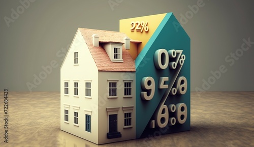 concept interest rates on mortgages photo