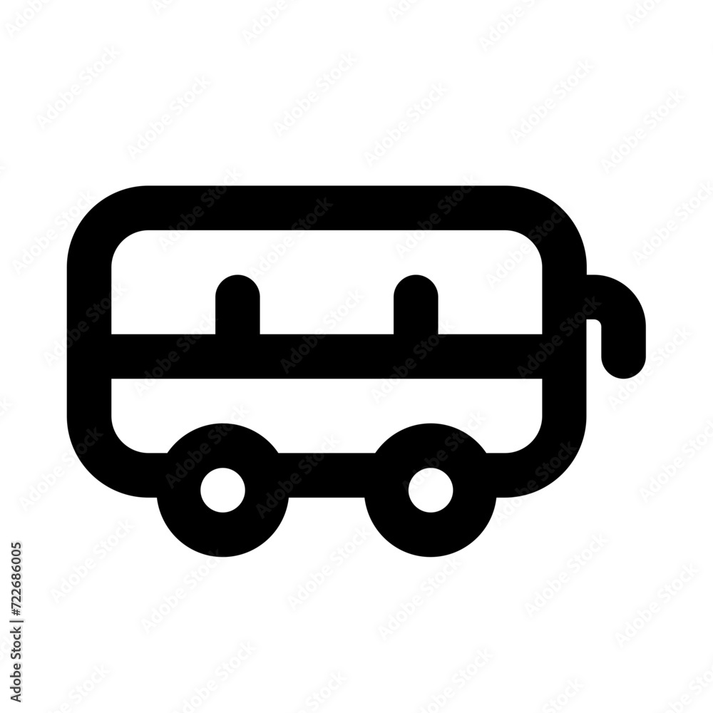 Bus Line Icon Bus Line Icon