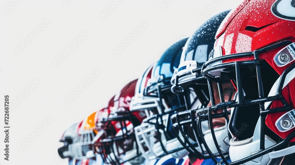 Fototapeta premium Greeting Card and Banner Design for Super Bowl Day