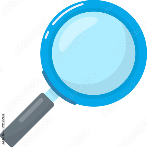 Magnifier Icon Illustration