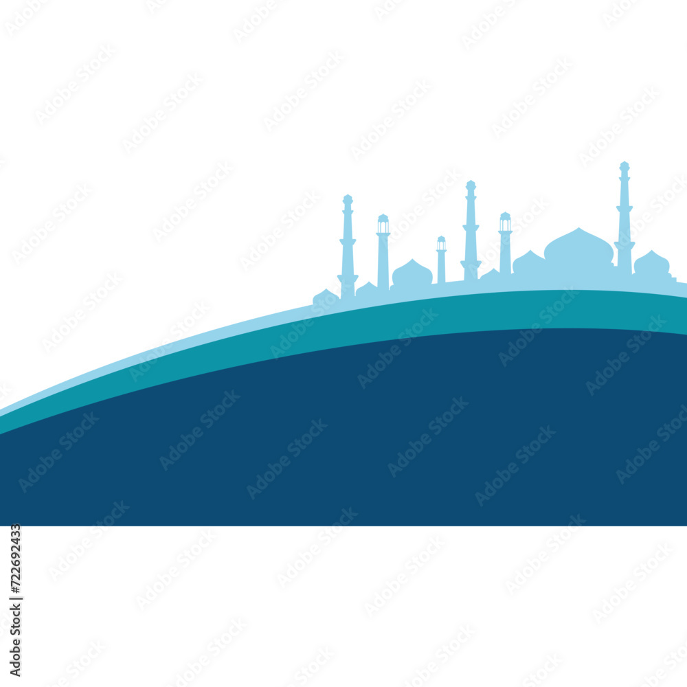 Islamic Mosque Footer