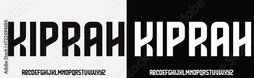 Abstract minimal modern alphabet line font. Minimal slim typography monogram fonts style. Vector illustration and tech font
