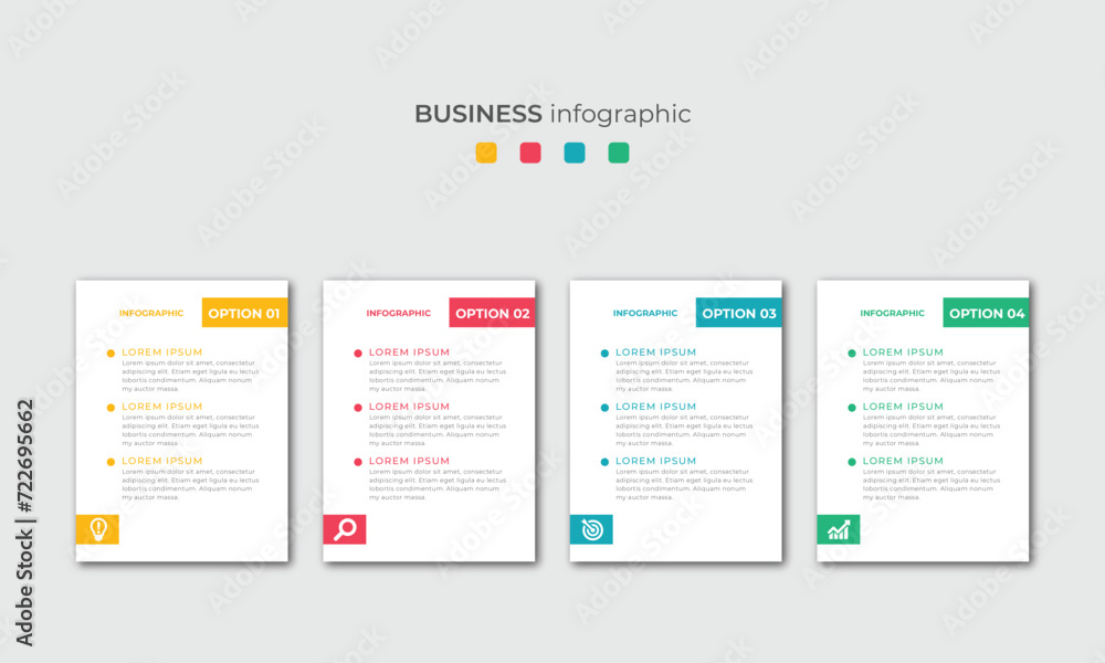 Obraz premium Steps Timeline Infographics Images Template Design