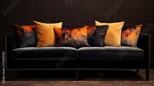 Different decor styles of vantage and modern sofa cushon 