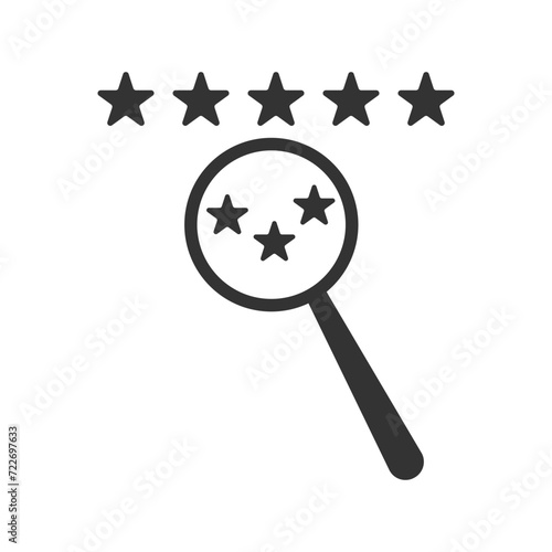 Star Reating Search icon Vector illustration