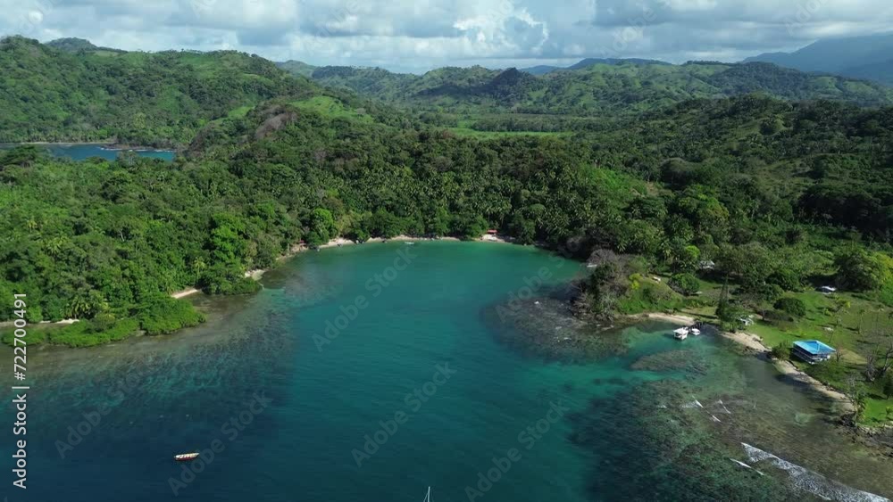 Stunning aerial view Colon Panama, Caribbean Sea Stunning aerial view Colon Panama, Caribbean Sea