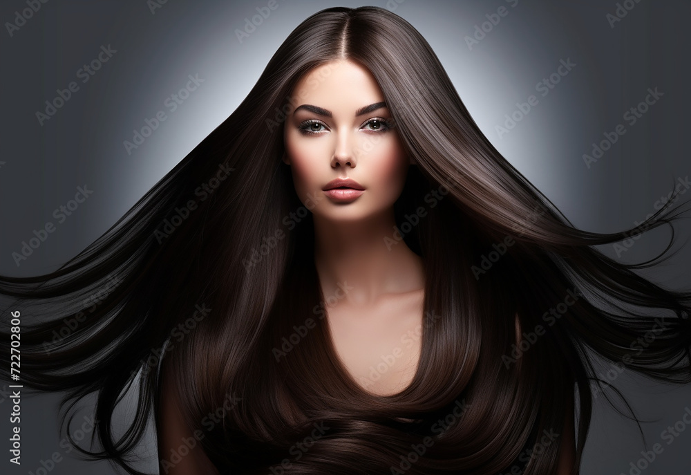 Beauty girl with long and shiny wavy Hair ,coloring and toning, shatush and balayash . Beautiful woman model with curly hairstyle Beauty girl with long and shiny wavy Hair ,coloring and toning, shatush and balayash . Beautiful woman model with curly hairstyle