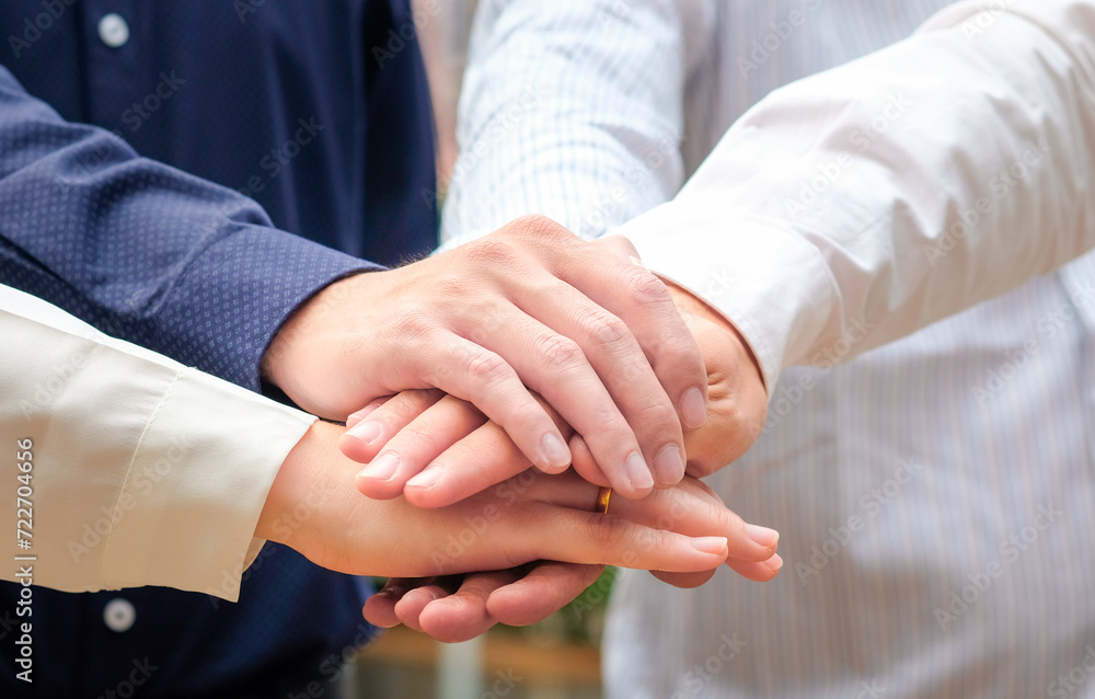 hand of people working symbol Join forces teamwork assemble corporate meeting show quality and effective personnel Concept organizational development in teamwork and business hand of people working symbol Join forces teamwork assemble corporate meeting show quality and effective personnel Concept organizational development in teamwork and business