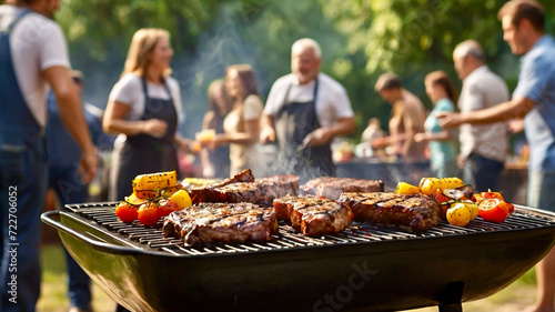 Summer barbecue outing 