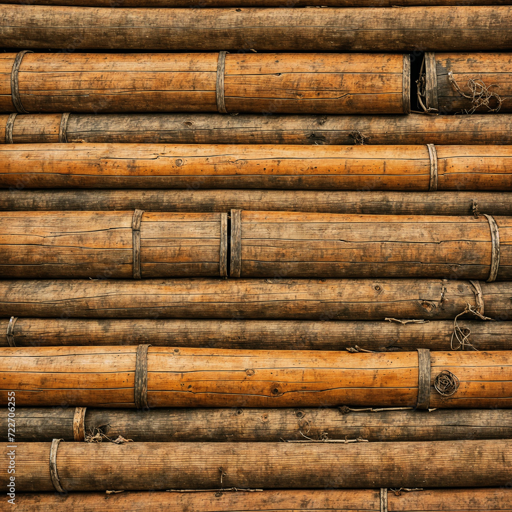 close-up of a bamboo wooden surface, with planks of bamboo. The grain of the wood is visible, and there are some visible knots close-up of a bamboo wooden surface, with planks of bamboo. The grain of the wood is visible, and there are some visible knots