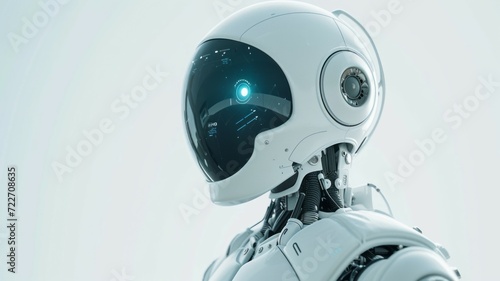 Robot Science technology. Generative AI technology.