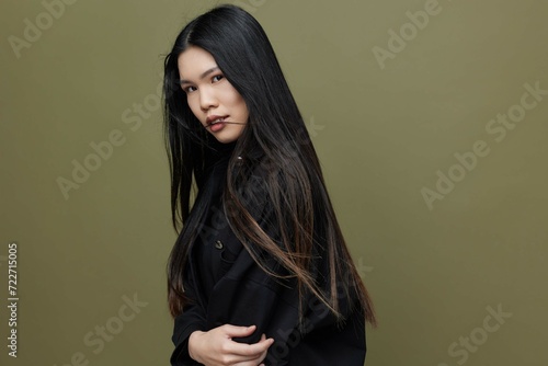 Woman glamour asian beauty beautiful hair cosmetic japanese portrait fashion model