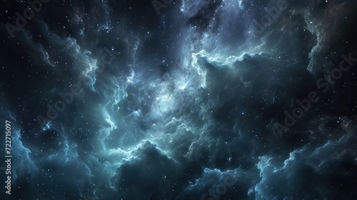  a space filled with stars and clouds with a sky full of stars in the middle of the image and the center of the image in the center of the image.
