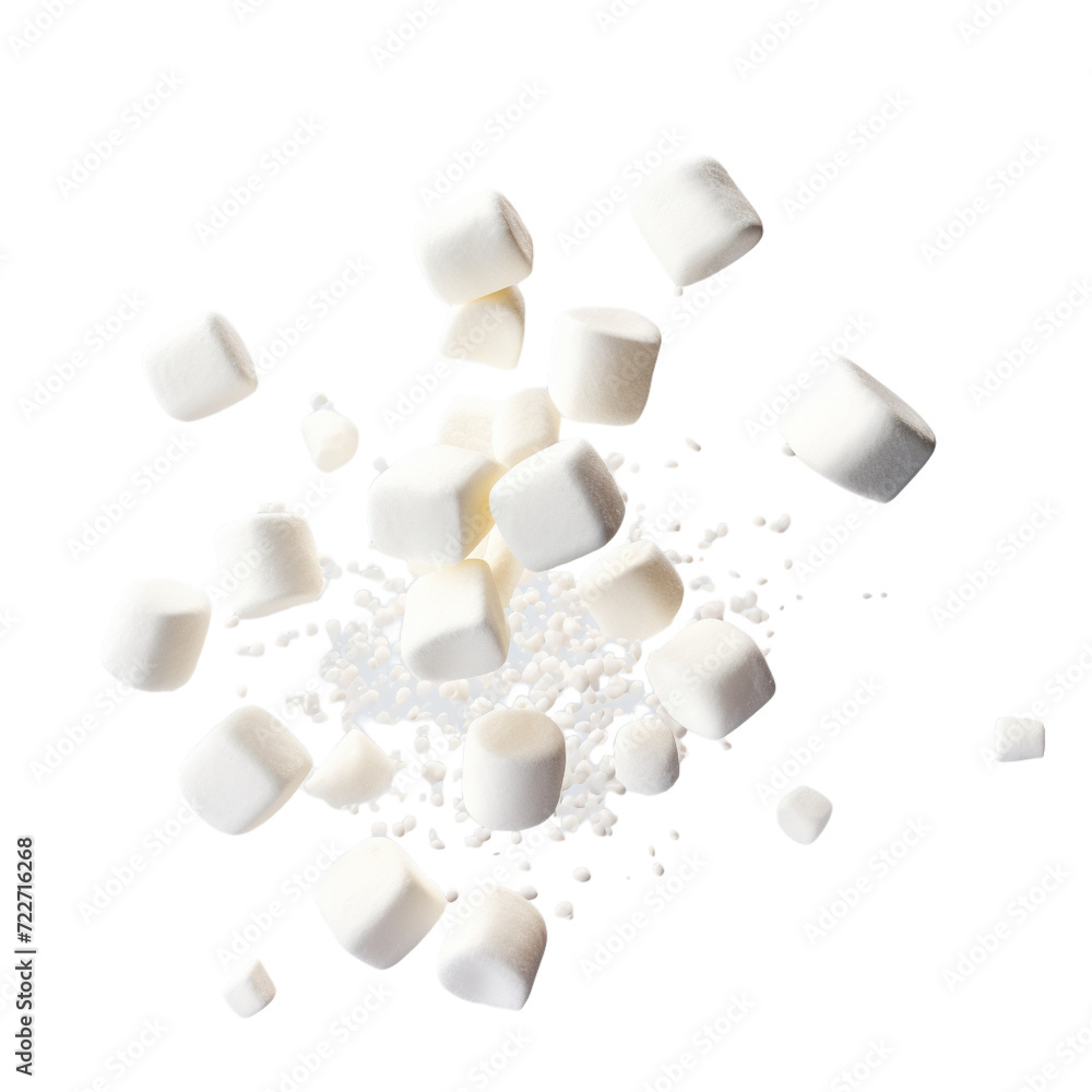 sugar cubes on white background sugar cubes on white background