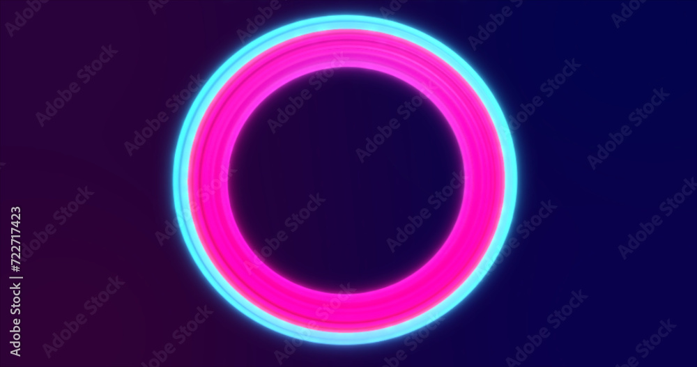Abstract blue violet energy magic bright glowing spinning ring of lines, background Abstract blue violet energy magic bright glowing spinning ring of lines, background
