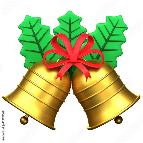 Bells Decoration 3D Icon