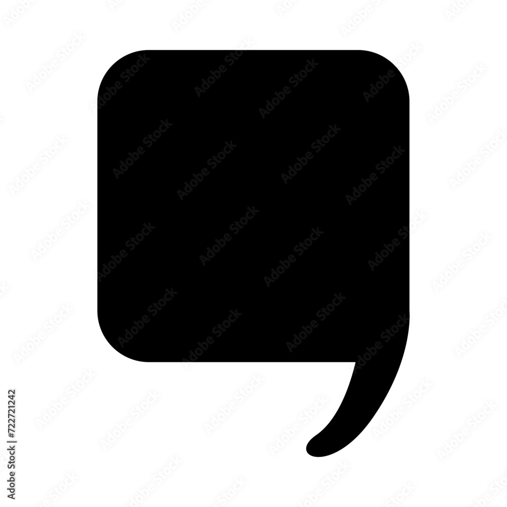 Naklejka premium Quotation mark sign