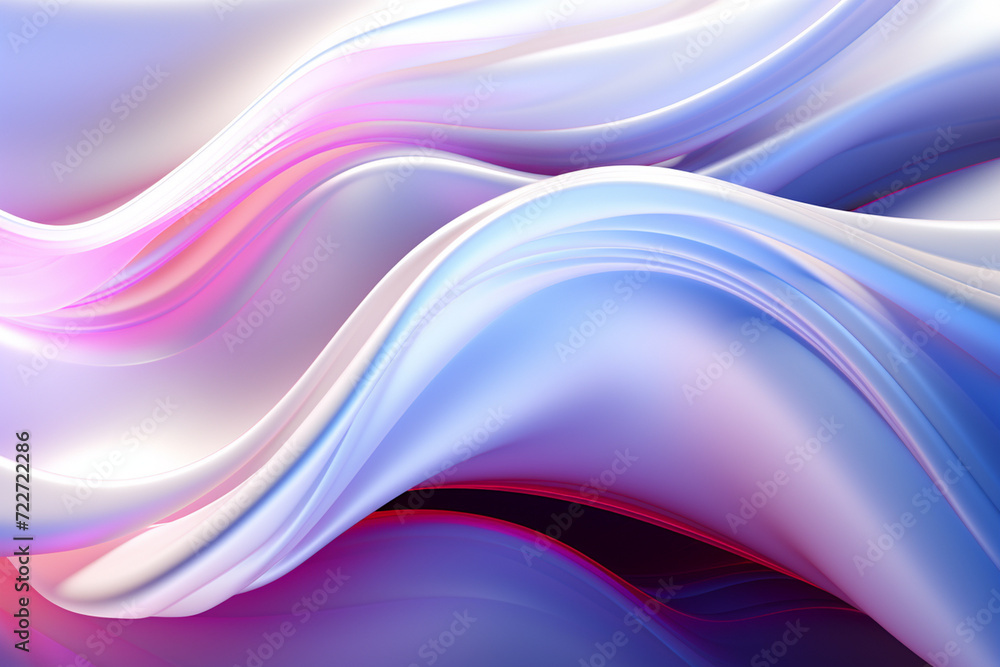 Fototapeta premium Colorful Abstract Neon Wave Background created with Generative AI