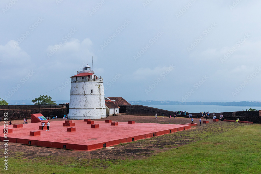 Aguada Fort on a cloudy day, Goa Aguada Fort on a cloudy day, Goa