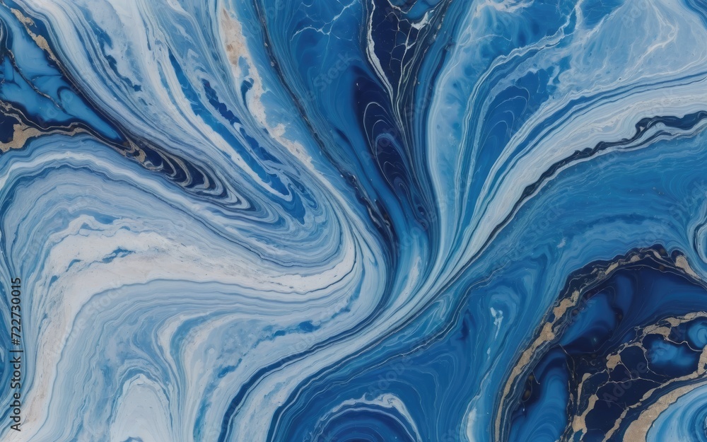 Abstract natural blue marble texture background