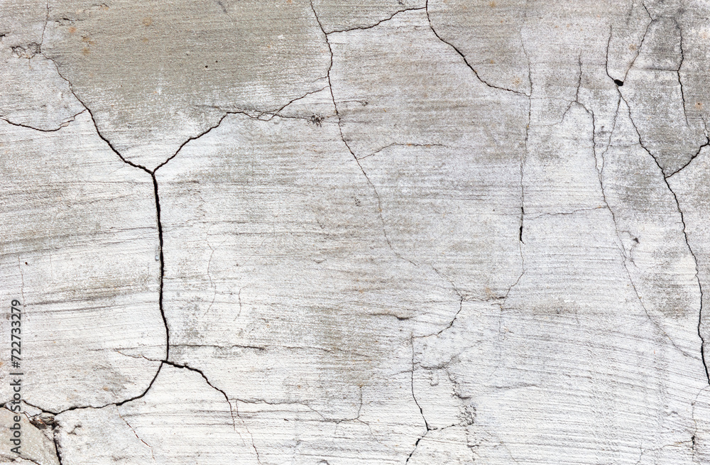 Obraz premium Cracked concrete as an abstract background. Texture