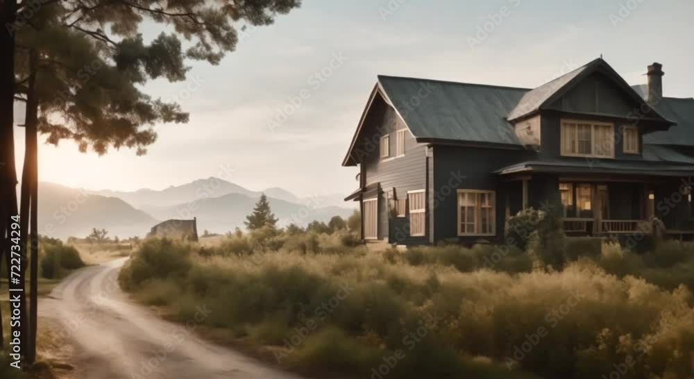 the view in front of the house is beautiful and calm the view in front of the house is beautiful and calm