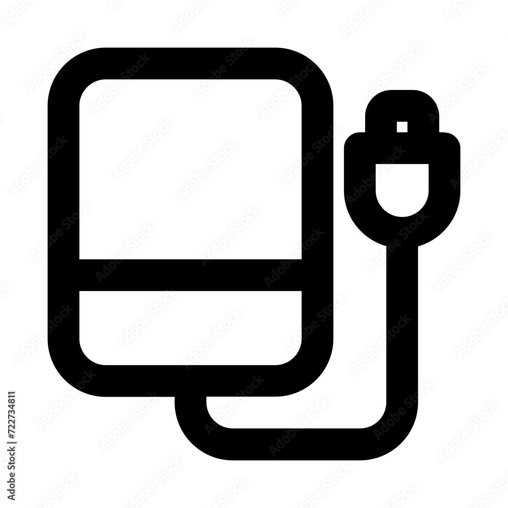 Hard disk Line Icon