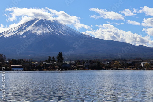 December 1, 2023: Viewing Mount Fuji at Lake Kawaguchi, Japan © HungChi