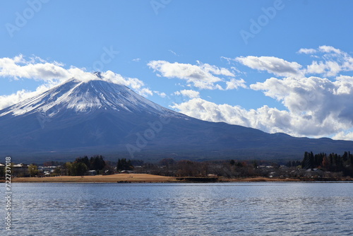 December 1  2023  Viewing Mount Fuji at Lake Kawaguchi  Japan