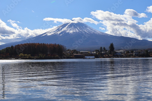 December 1, 2023: Viewing Mount Fuji at Lake Kawaguchi, Japan