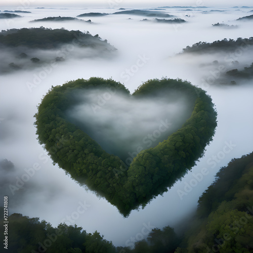 Hearts in the fog