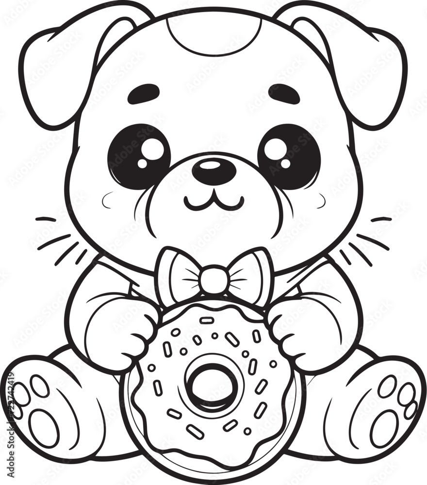coloring page dog coloring page dog